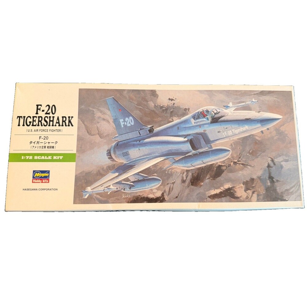 Northrop F-20 Tigershark USAF 1/72 Scale Plastic Model Kit - Hasegawa
